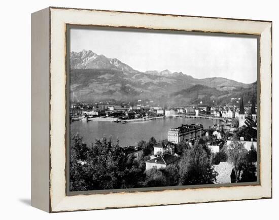 Lucerne, Switzerland, 1893-John L Stoddard-Framed Premier Image Canvas