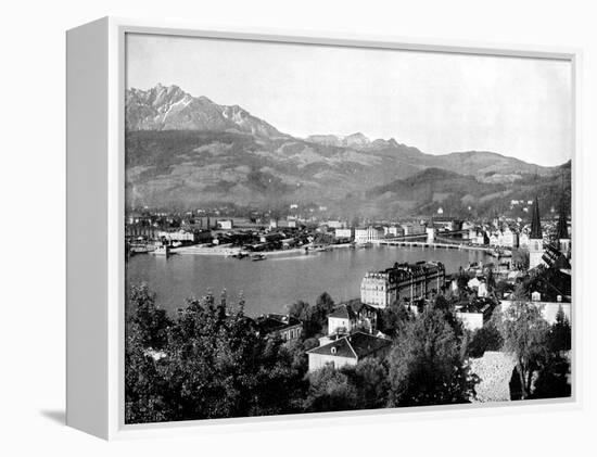 Lucerne, Switzerland, 1893-John L Stoddard-Framed Premier Image Canvas