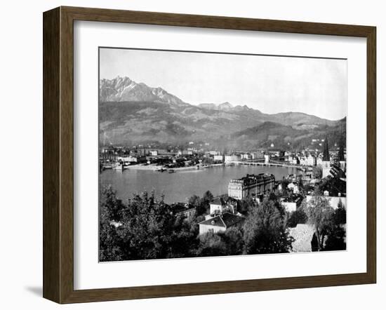 Lucerne, Switzerland, 1893-John L Stoddard-Framed Giclee Print