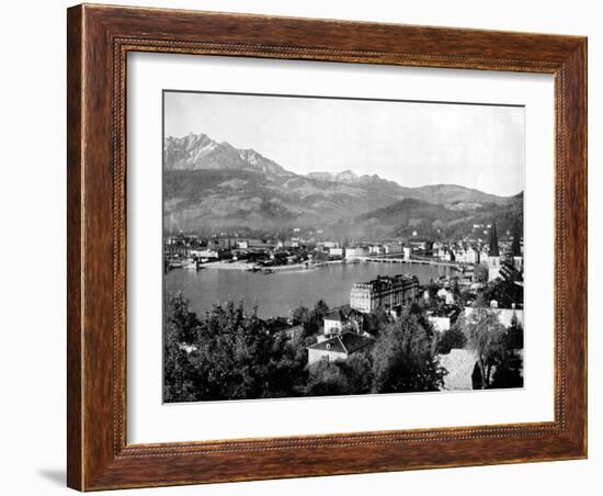 Lucerne, Switzerland, 1893-John L Stoddard-Framed Giclee Print