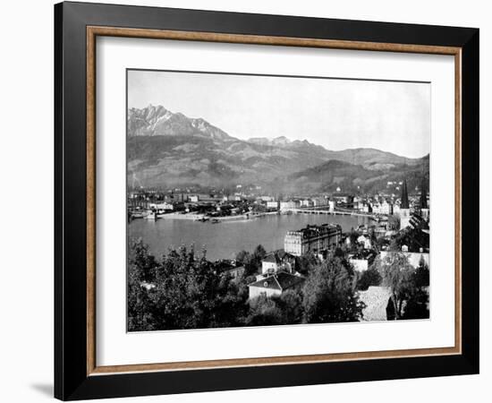 Lucerne, Switzerland, 1893-John L Stoddard-Framed Giclee Print