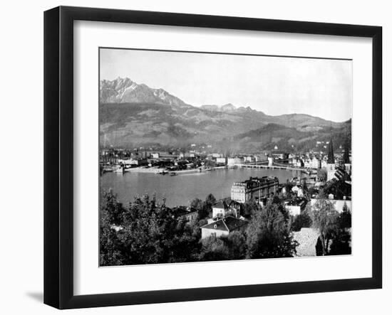Lucerne, Switzerland, 1893-John L Stoddard-Framed Giclee Print