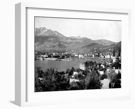 Lucerne, Switzerland, 1893-John L Stoddard-Framed Giclee Print