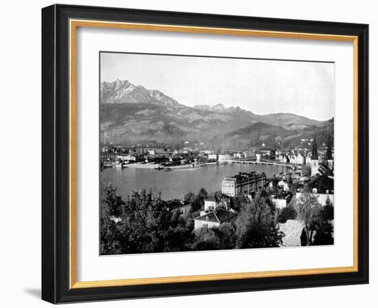 Lucerne, Switzerland, 1893-John L Stoddard-Framed Giclee Print