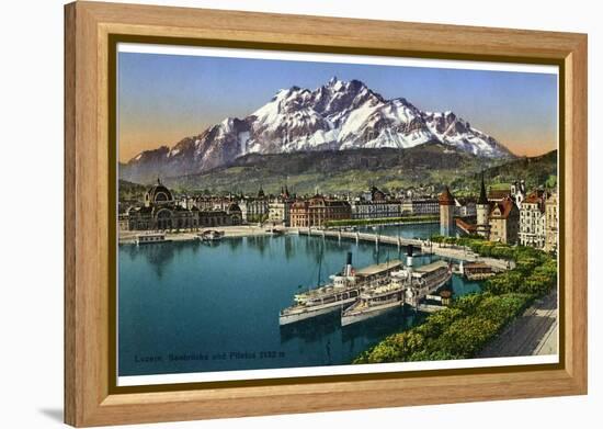Lucerne, Switzerland, 20th Century-null-Framed Premier Image Canvas