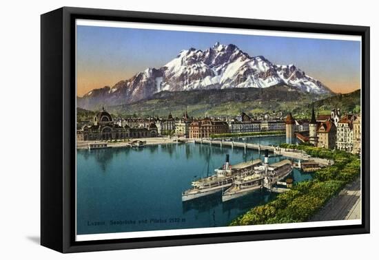 Lucerne, Switzerland, 20th Century-null-Framed Premier Image Canvas