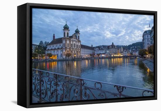 Lucerne, Switzerland.-Michele Niles-Framed Premier Image Canvas