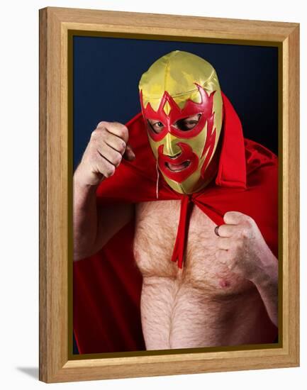 Luchador Portrait-sumnersgraphicsinc-Framed Premier Image Canvas