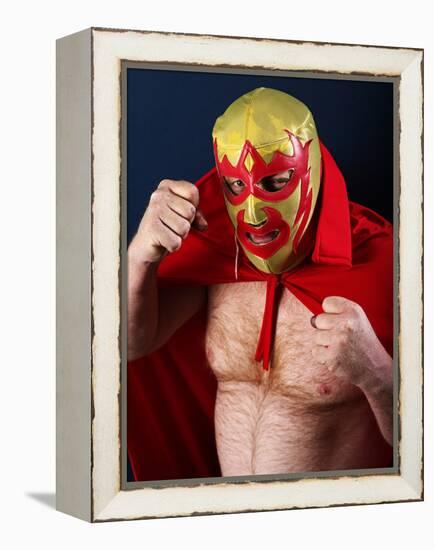 Luchador Portrait-sumnersgraphicsinc-Framed Premier Image Canvas