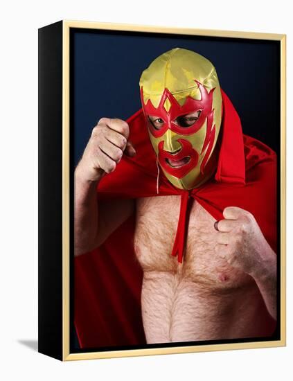 Luchador Portrait-sumnersgraphicsinc-Framed Premier Image Canvas