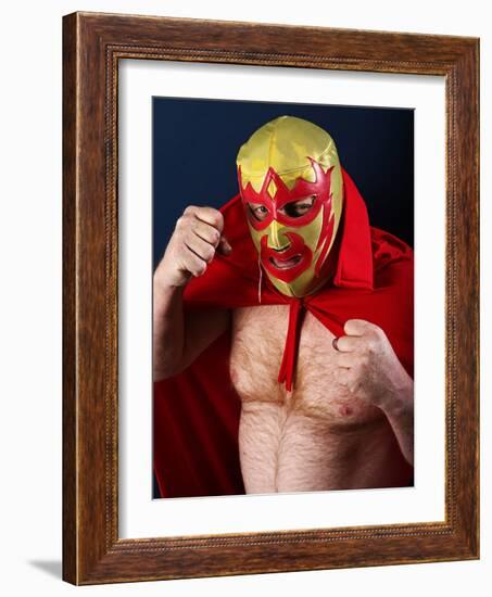 Luchador Portrait-sumnersgraphicsinc-Framed Photographic Print