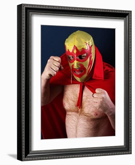 Luchador Portrait-sumnersgraphicsinc-Framed Photographic Print