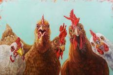 Popcorn Chickens-Lucia Heffernan-Art Print