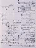 Music Score from Passaggio-Luciano Berio-Framed Giclee Print