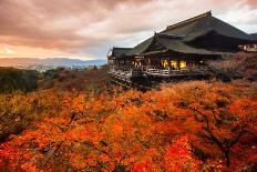 Autumn Color at Kiyomizu-Dera Temple in Kyoto, Japan-Luciano Mortula - LGM-Photographic Print