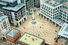 Paternoster Square, London. it is an Urban Development next to St Paul's Cathedral in the City of L-Luciano Mortula - LGM-Photographic Print
