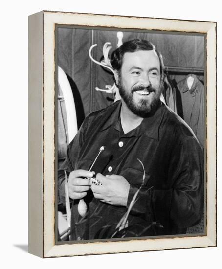 Luciano Pavarotti-null-Framed Stretched Canvas
