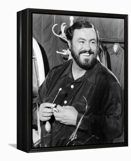 Luciano Pavarotti-null-Framed Stretched Canvas