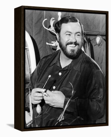 Luciano Pavarotti-null-Framed Stretched Canvas