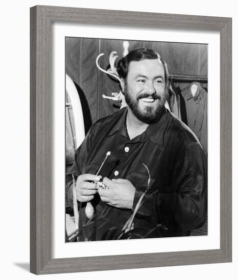 Luciano Pavarotti-null-Framed Photo