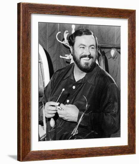 Luciano Pavarotti-null-Framed Photo