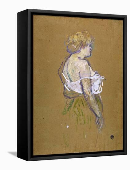 Lucie Bellanger, circa 1895-1896-Henri de Toulouse-Lautrec-Framed Premier Image Canvas