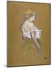 Lucie Bellanger, circa 1895-1896-Henri de Toulouse-Lautrec-Mounted Giclee Print