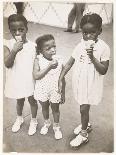 Bill Robinson at a baseball game in Harlem, 1936-Lucien Aigner-Photographic Print