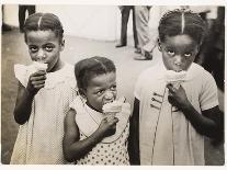 Baseball Game at Randall's Island, 1936-Lucien Aigner-Photographic Print