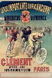 Poster Advertising the Cycles 'Clement', 1891-Lucien Baylac-Framed Premier Image Canvas