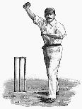 Cricket Caught and Bowled-Lucien Davis-Framed Art Print