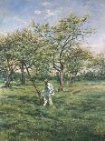 In the Orchard-Lucien Frank-Framed Giclee Print