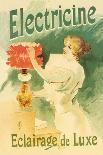 Reproduction of a Poster Advertising 'Electricine' Luxury Lighting, 1893 (Colour Litho) (See 130211-Lucien Lefevre-Giclee Print