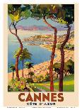 Cannes - Côte d'Azur, France - French Riviera-Lucien Peri-Framed Art Print