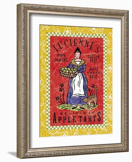 Lucienne's Apple Tarts-Sudi Mccollum-Framed Art Print