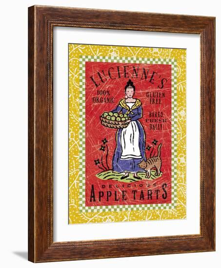 Lucienne's Apple Tarts-Sudi Mccollum-Framed Art Print