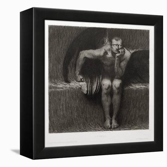 Lucifer, 1892-Franz von Stuck-Framed Premier Image Canvas