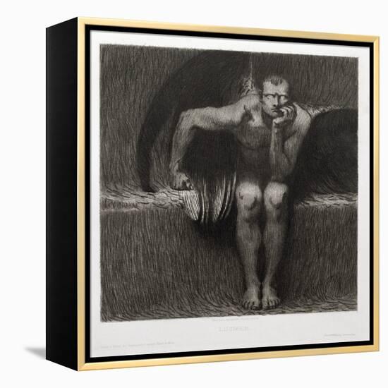 Lucifer, 1892-Franz von Stuck-Framed Premier Image Canvas