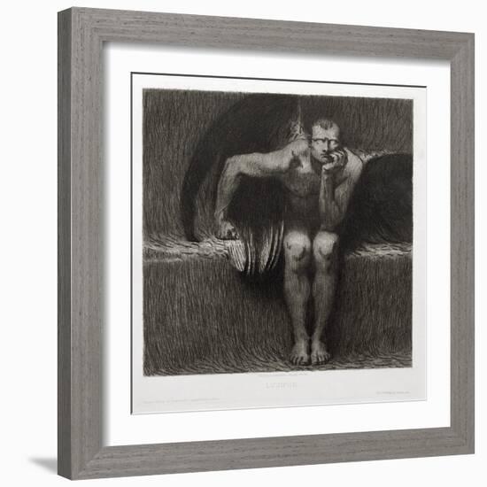 Lucifer, 1892-Franz von Stuck-Framed Giclee Print