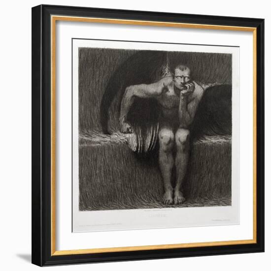 Lucifer, 1892-Franz von Stuck-Framed Giclee Print