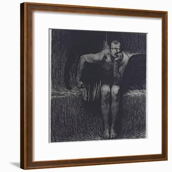 Lucifer-Franz von Stuck-Framed Giclee Print