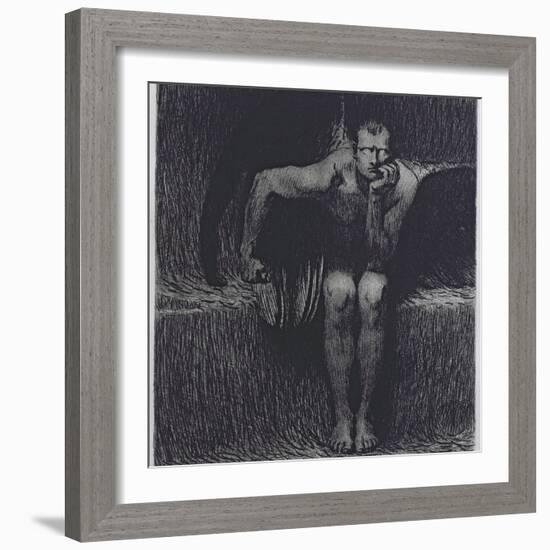 Lucifer-Franz von Stuck-Framed Giclee Print