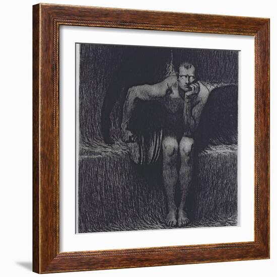 Lucifer-Franz von Stuck-Framed Giclee Print