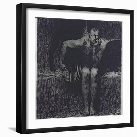 Lucifer-Franz von Stuck-Framed Giclee Print