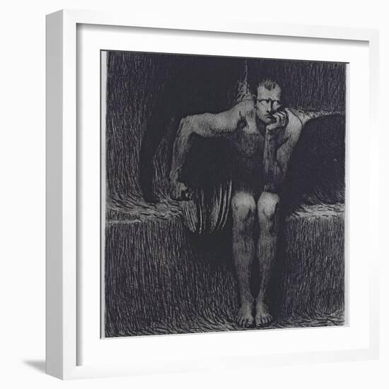 Lucifer-Franz von Stuck-Framed Giclee Print