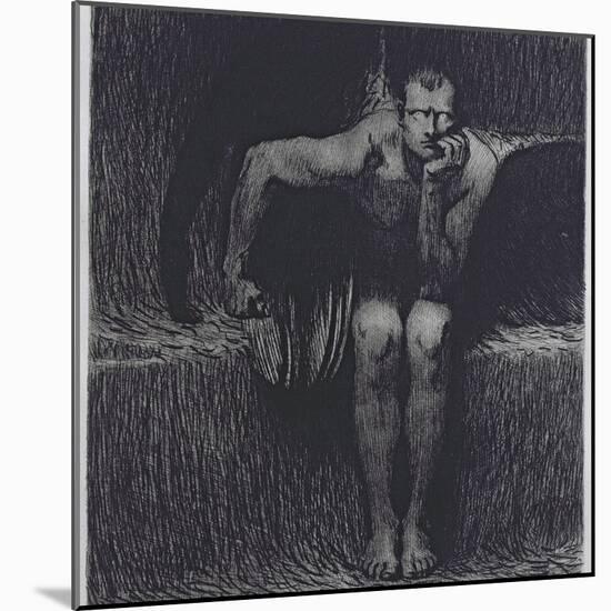 Lucifer-Franz von Stuck-Mounted Giclee Print