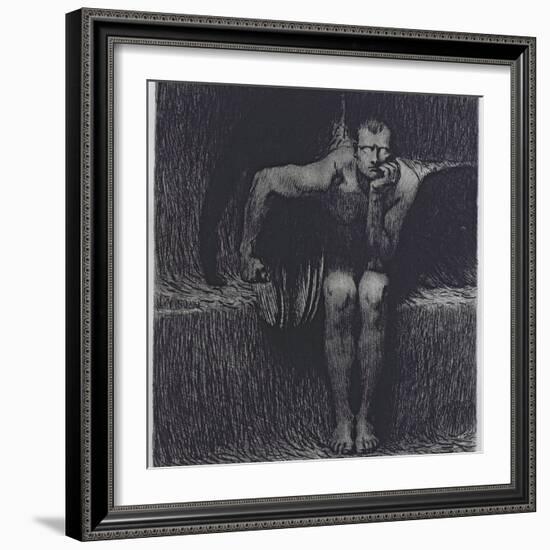 Lucifer-Franz von Stuck-Framed Giclee Print