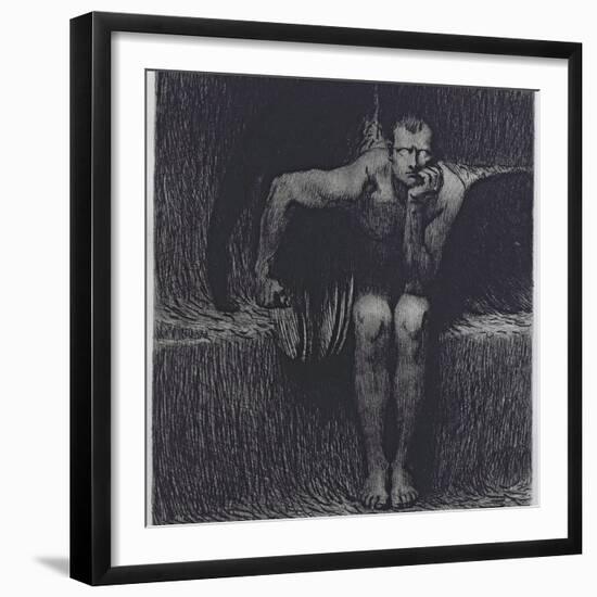 Lucifer-Franz von Stuck-Framed Giclee Print