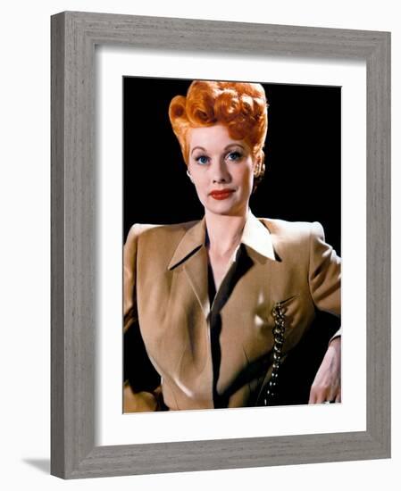 Lucille Ball, 1940s-null-Framed Photo