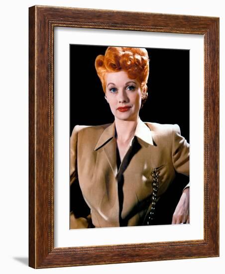 Lucille Ball, 1940s-null-Framed Photo